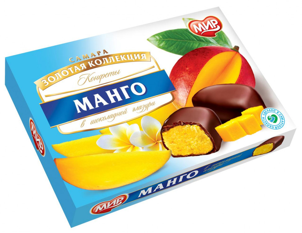  КФ МИР Манго-Кокос в шоколадной глазури 160г  в Егорьевске