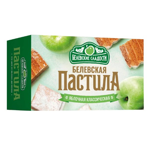 №2 Пастила  200г диетическая КЛАССИКА, НОВЫЙ ФОРМАТ (4 шт по 50гр)   в Егорьевске