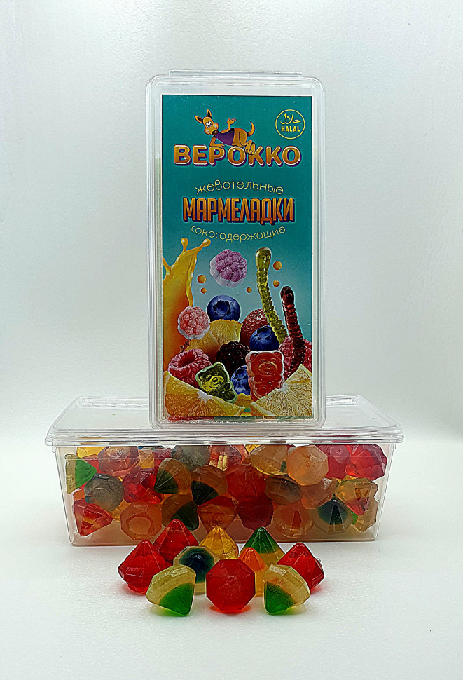  Жевательный мармелад Самоцветы, 250г      в Егорьевске