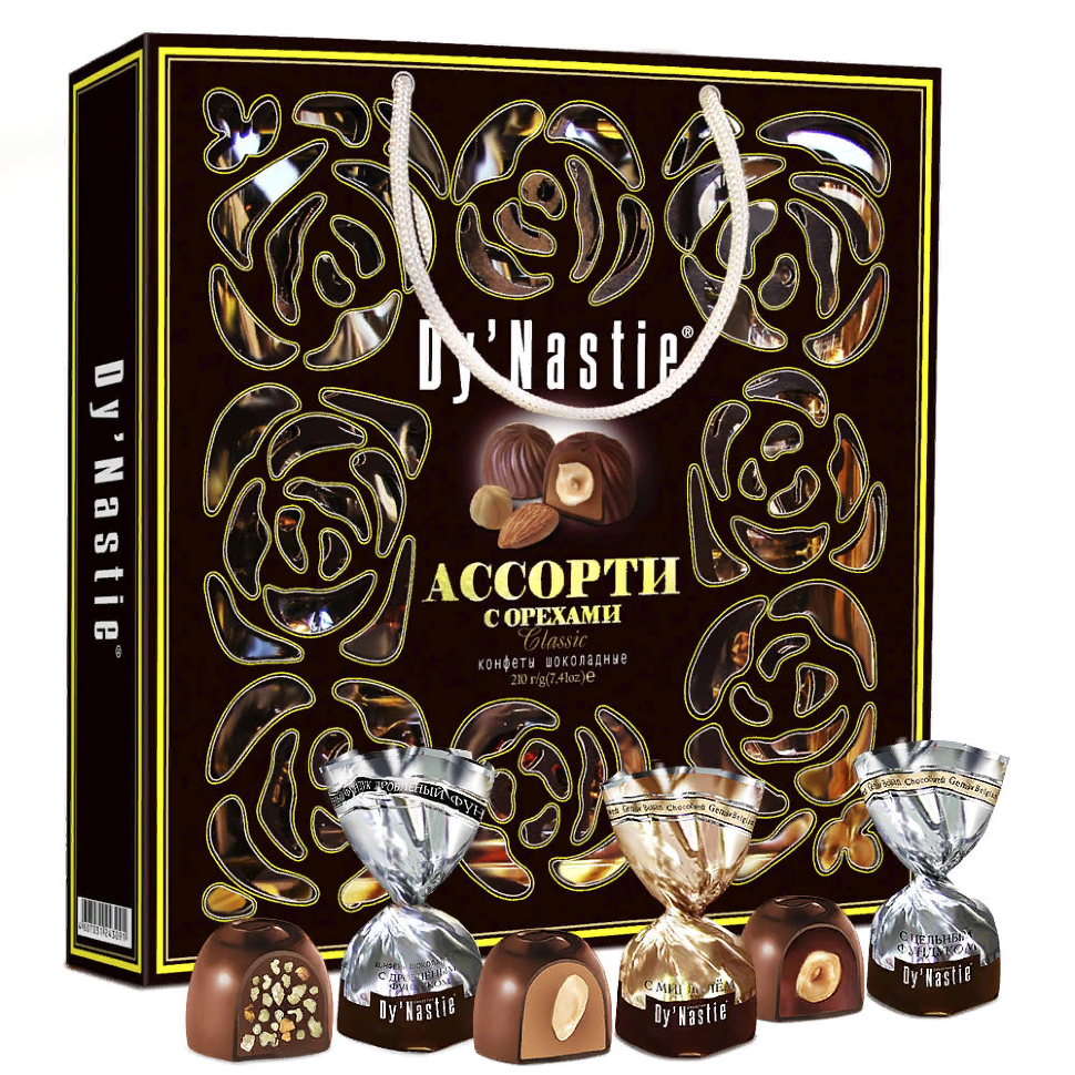  Династия Сумка Конфеты "Классик", 210г      в Егорьевске